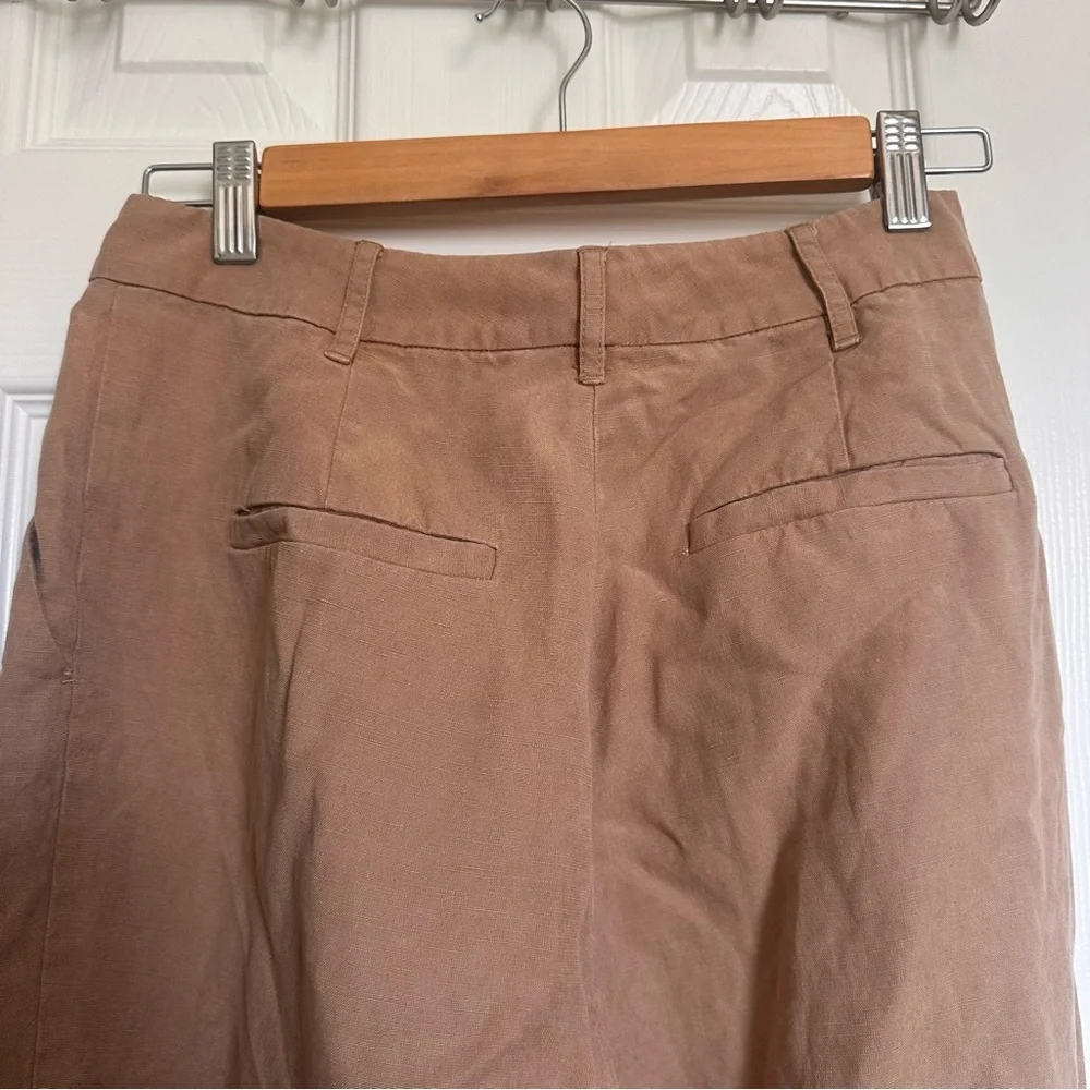 Mara Hoffman Brown Chino pants Linen Size 6 - Picture 6 of 9